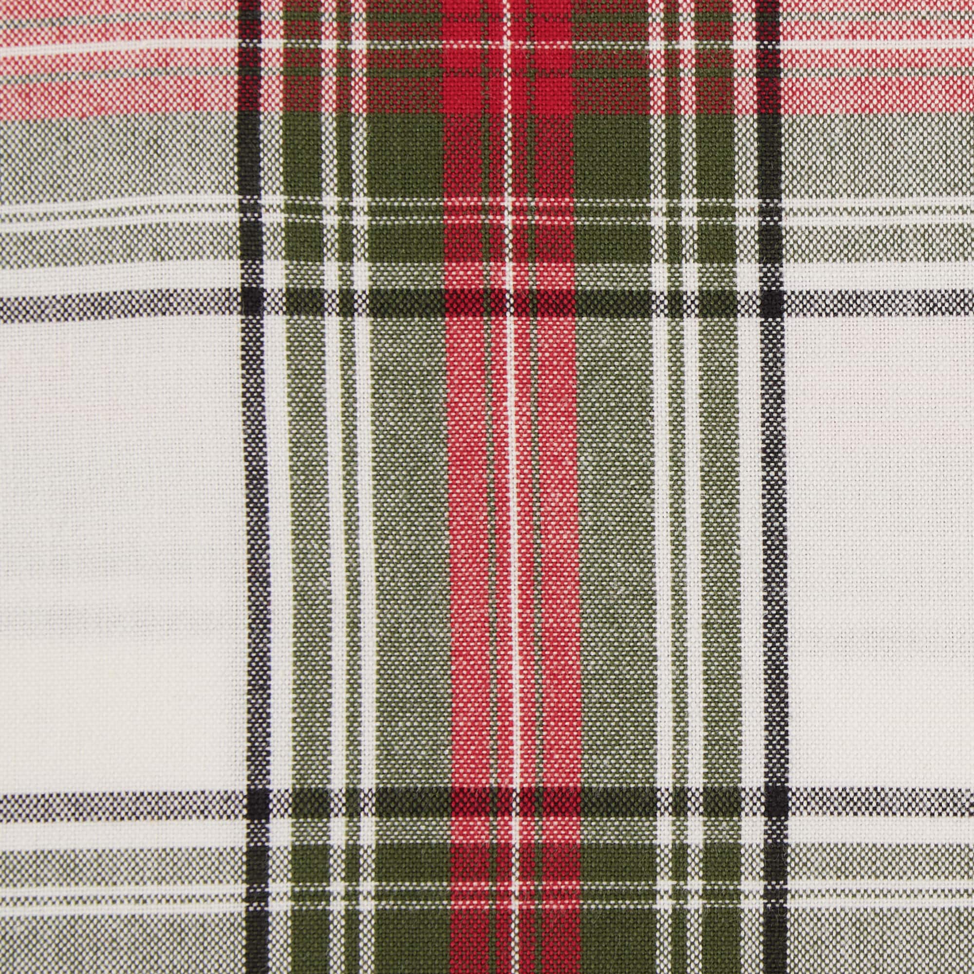 DII® Traditional Christmas Plaid Pillow Cover Set